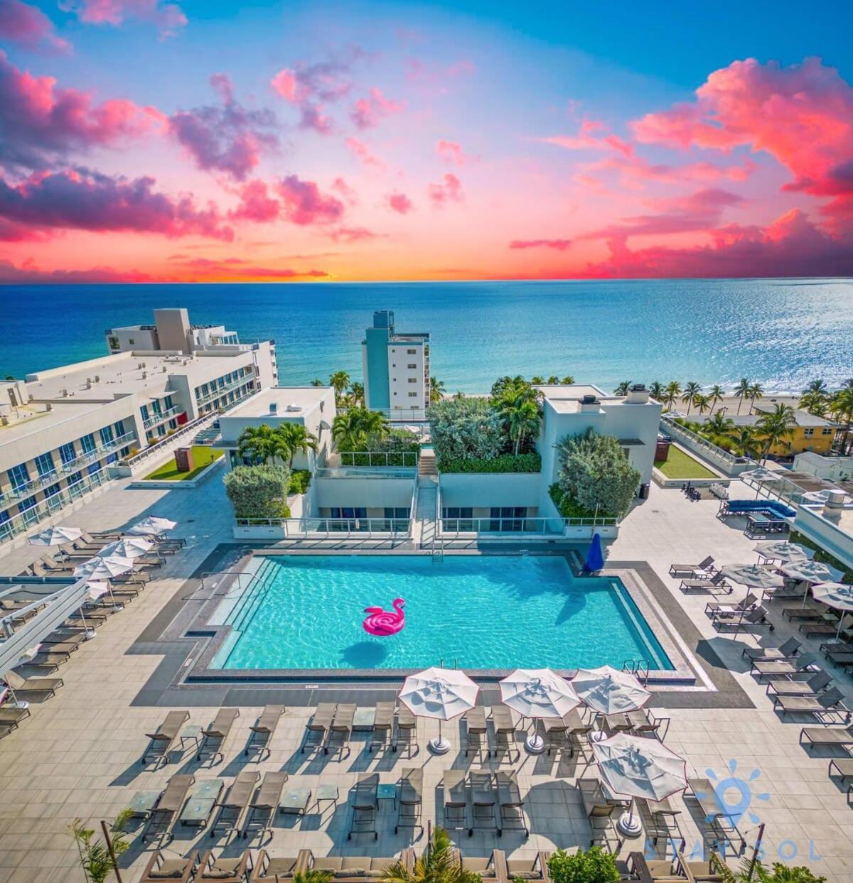 Hollywood Beach Broad - Walk - Gym - Amazing Pool エクステリア 写真