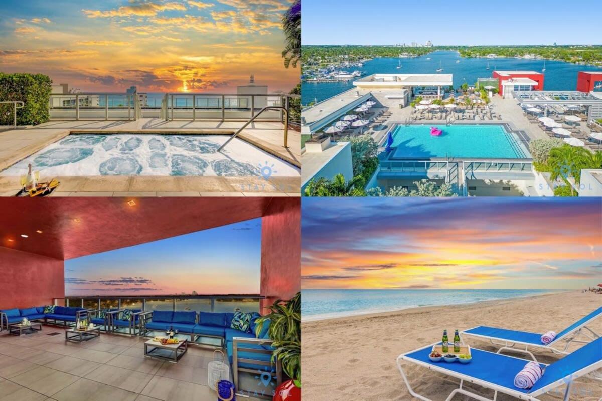Hollywood Beach Broad - Walk - Gym - Amazing Pool エクステリア 写真